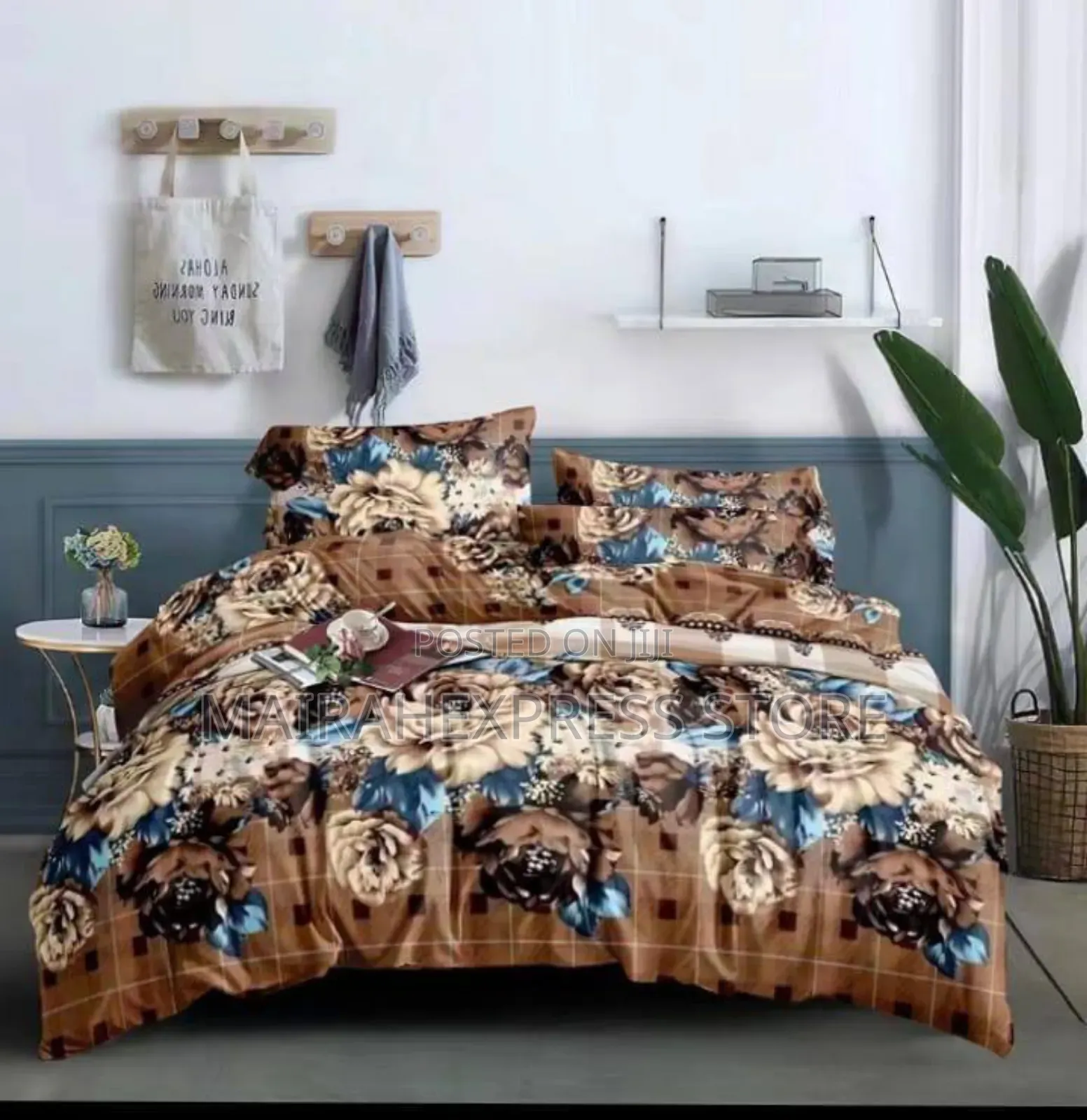 6by6 Duvet Bedsheet and 4 Pillowcase