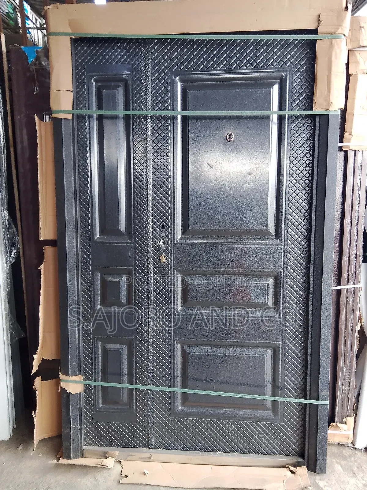 3ft and 4ft Noble Black Steel Door for Room or Entrance Door