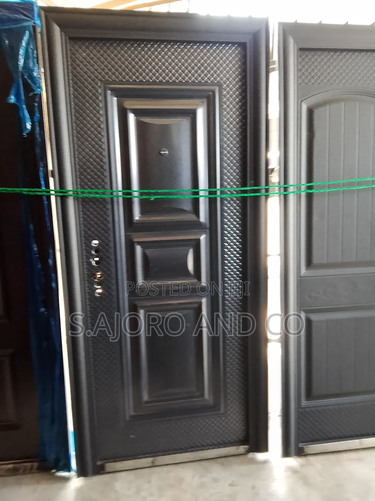 3ft and 4ft Noble Black Steel Door for Room or Entrance Door