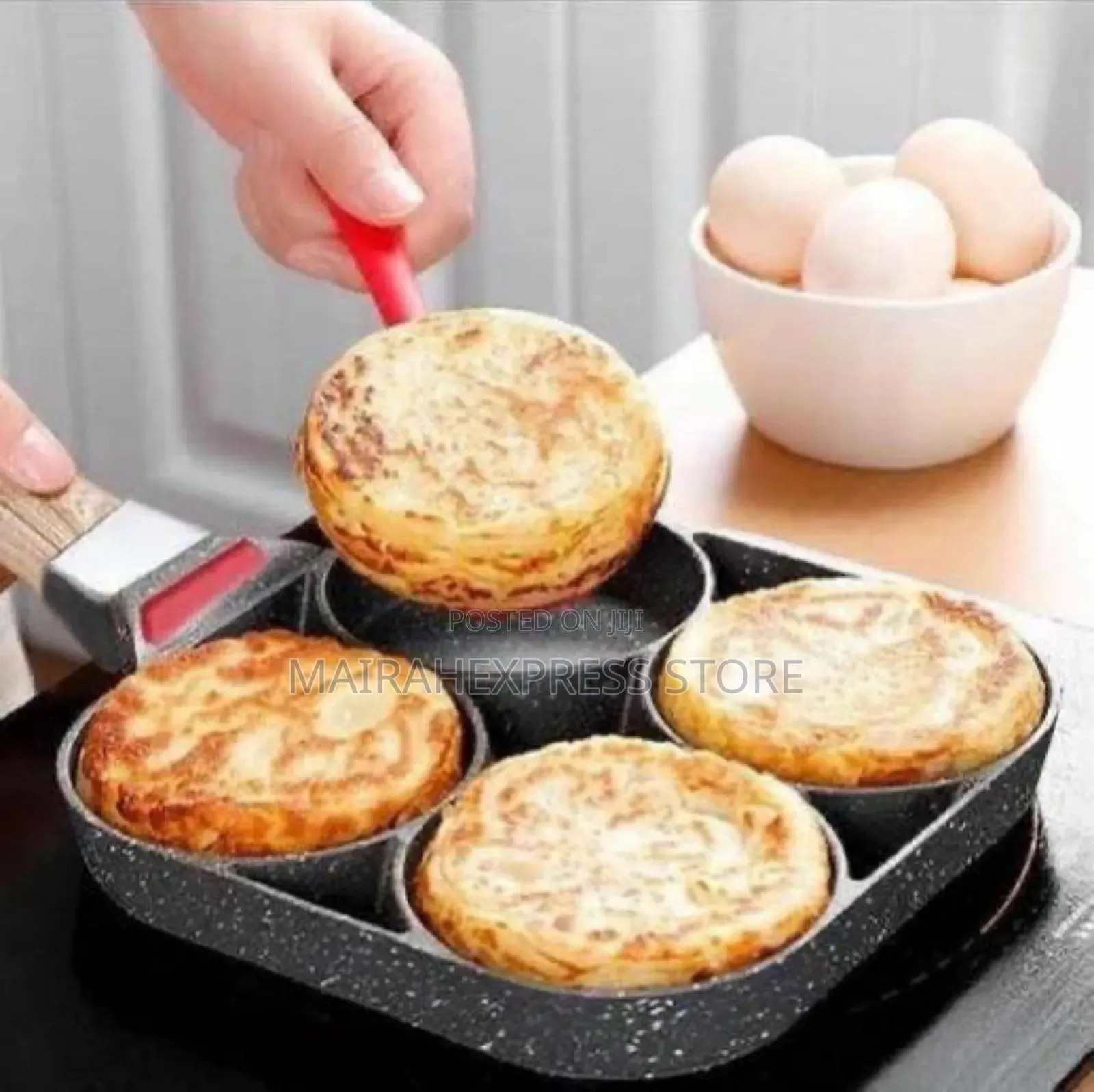 4 Holes Thickened Nonstick Induction Frying Pan