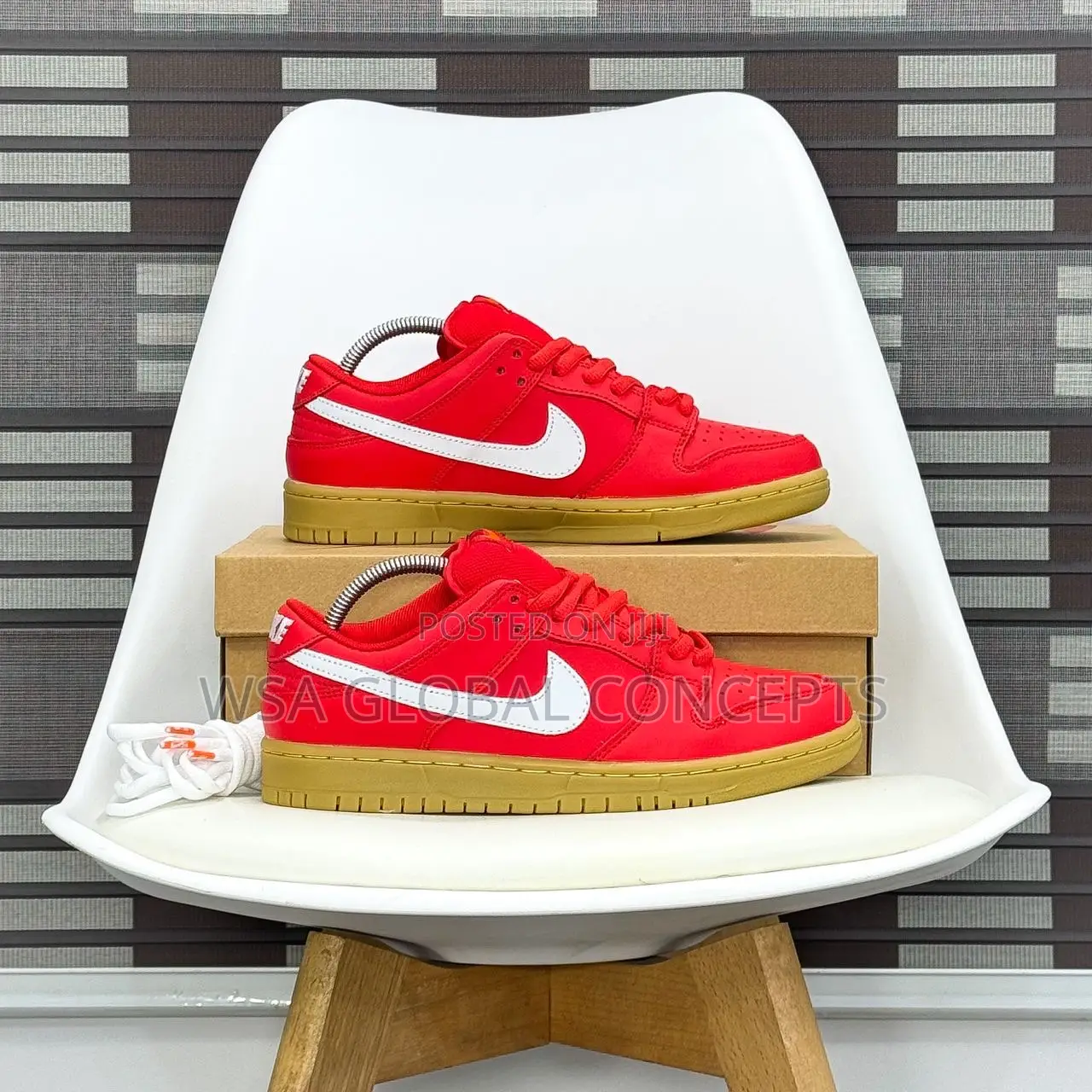 Nike Sb Dunk Low Pro ISO Orange Label University Red Gum