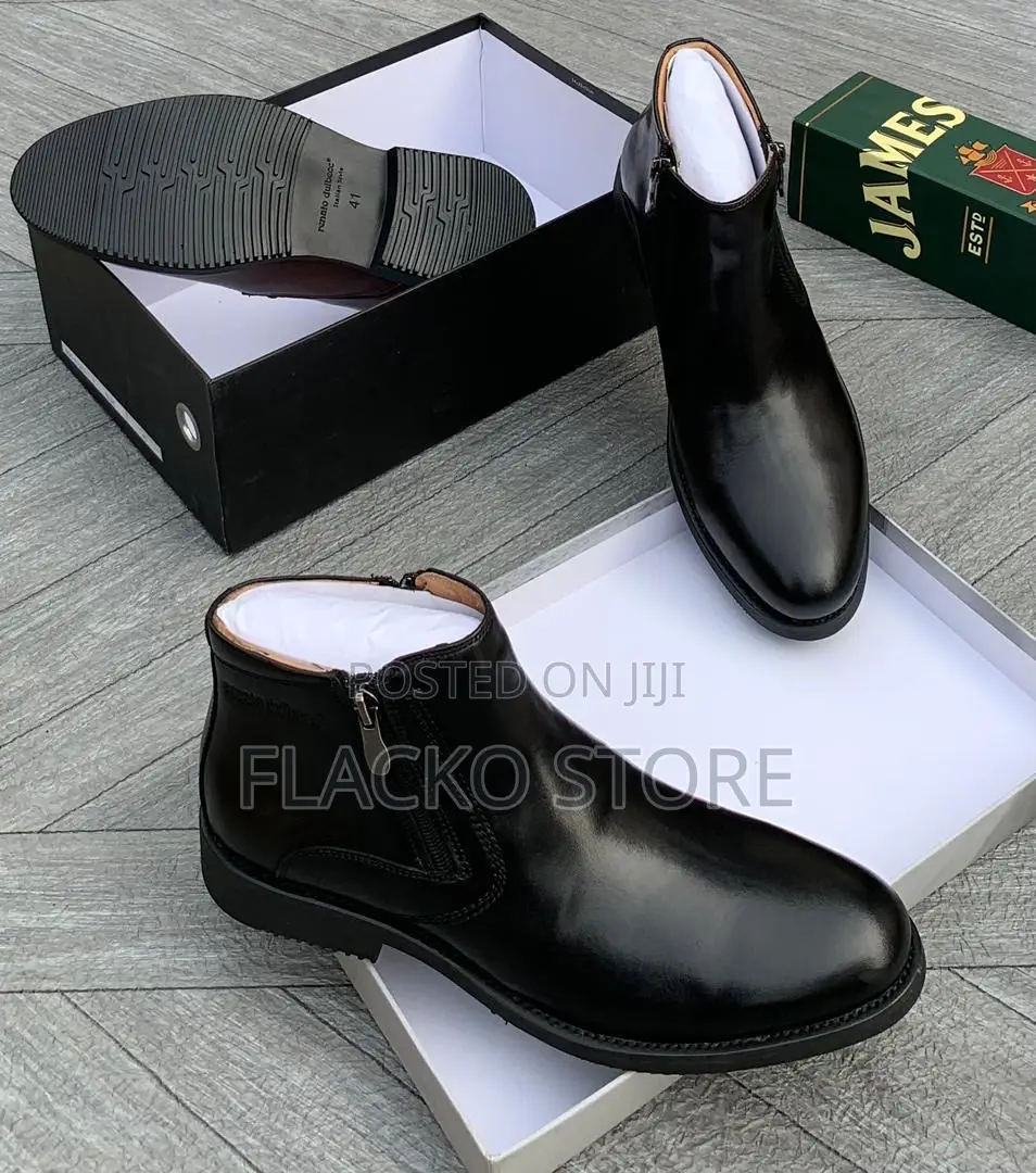 Original Renato Dulbecc Leather Chelsea Boots