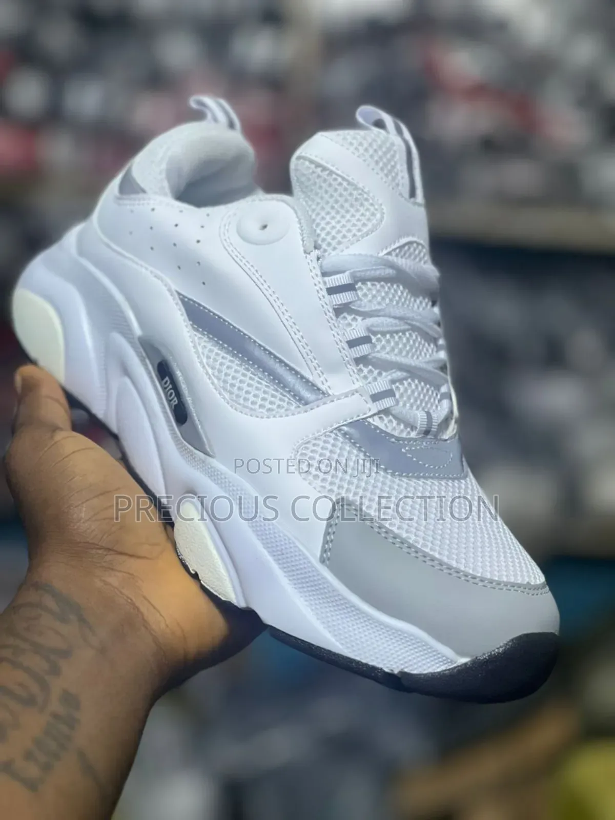 Unisex Dior Lace Up Sneakers
