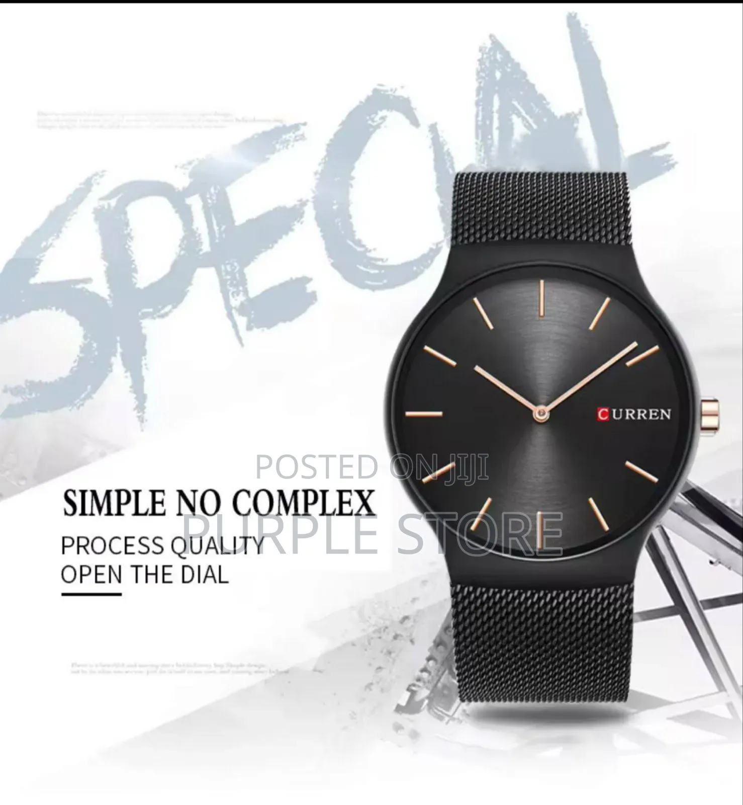 Quality Curren Slim Wristwatch