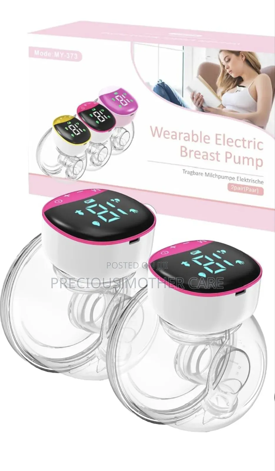 Double Wearable Electric Breast Pump With Double Engine