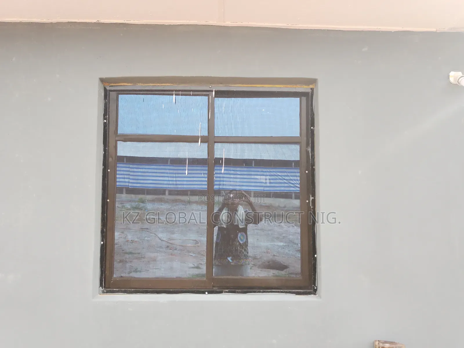 Aluminum Sliding Window With Permanent Back Net