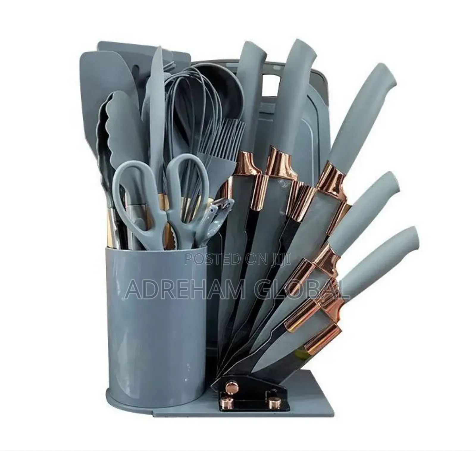 New Design Silicone Cutlery Set,Available in Black, Ash,Blue
