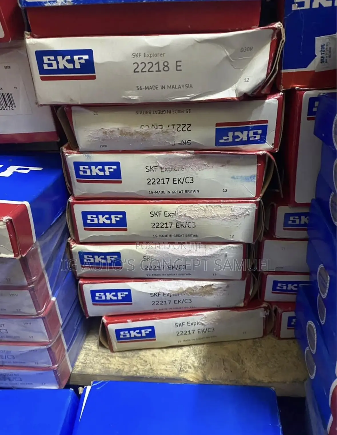 22218E, 22217EK Original SKF Bearing Available