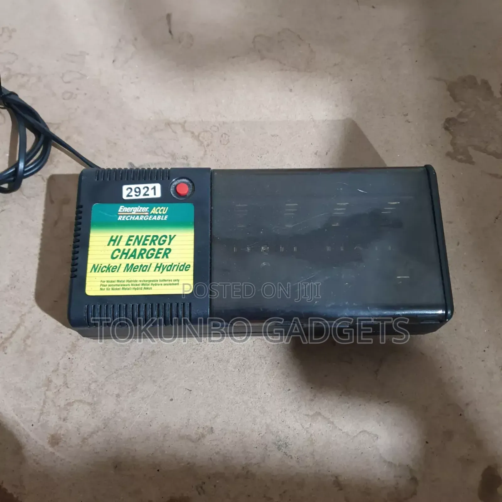 Energizer Nickel Metal Hydride Hi Energy Battery Charger