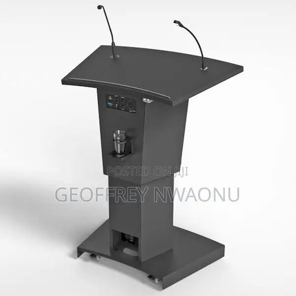 Rechargeable Lectern Podium With in-Built Recorder Memory