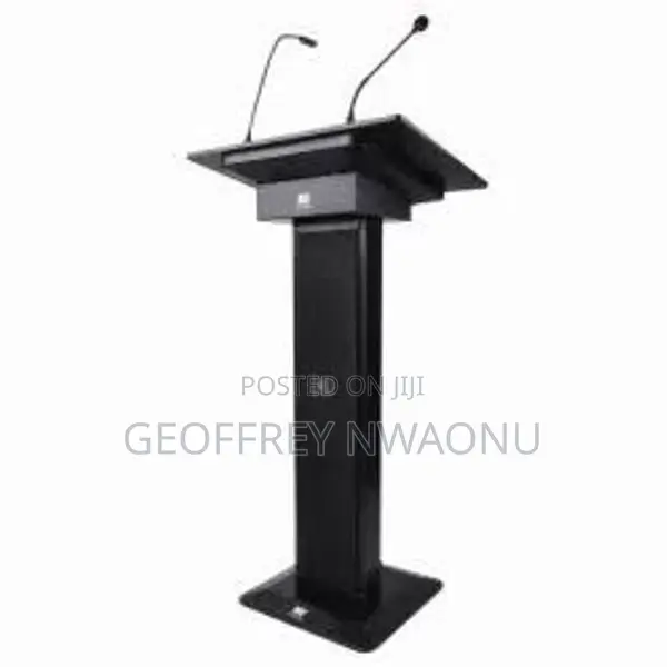 Rechargeable Lectern Podium With in-Built Recorder Memory