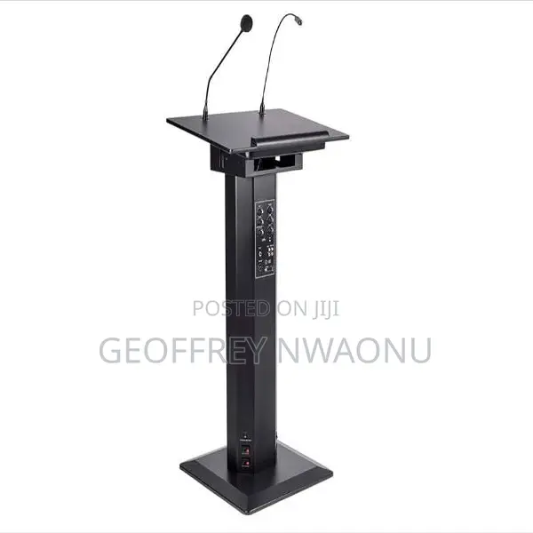 Rechargeable Lectern Podium With in-Built Recorder Memory