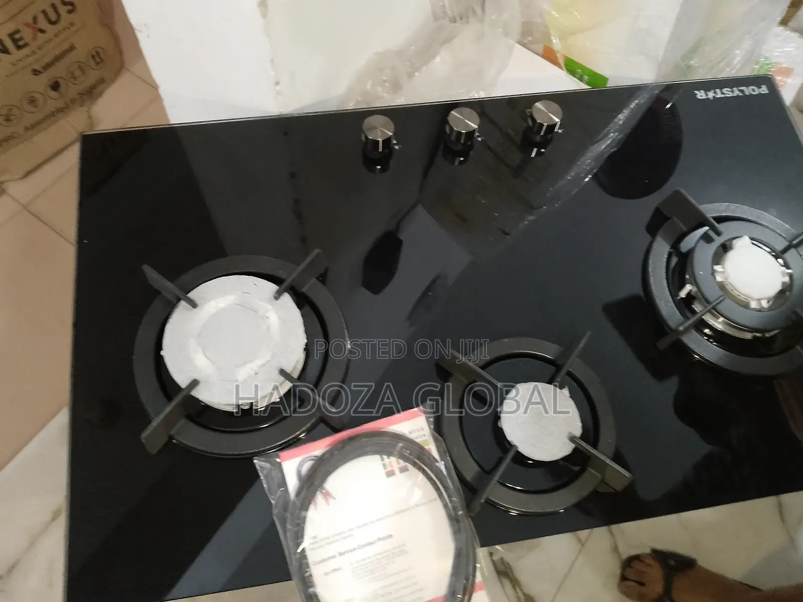 Quick-cooking Polystar 3burner Gas-hob B