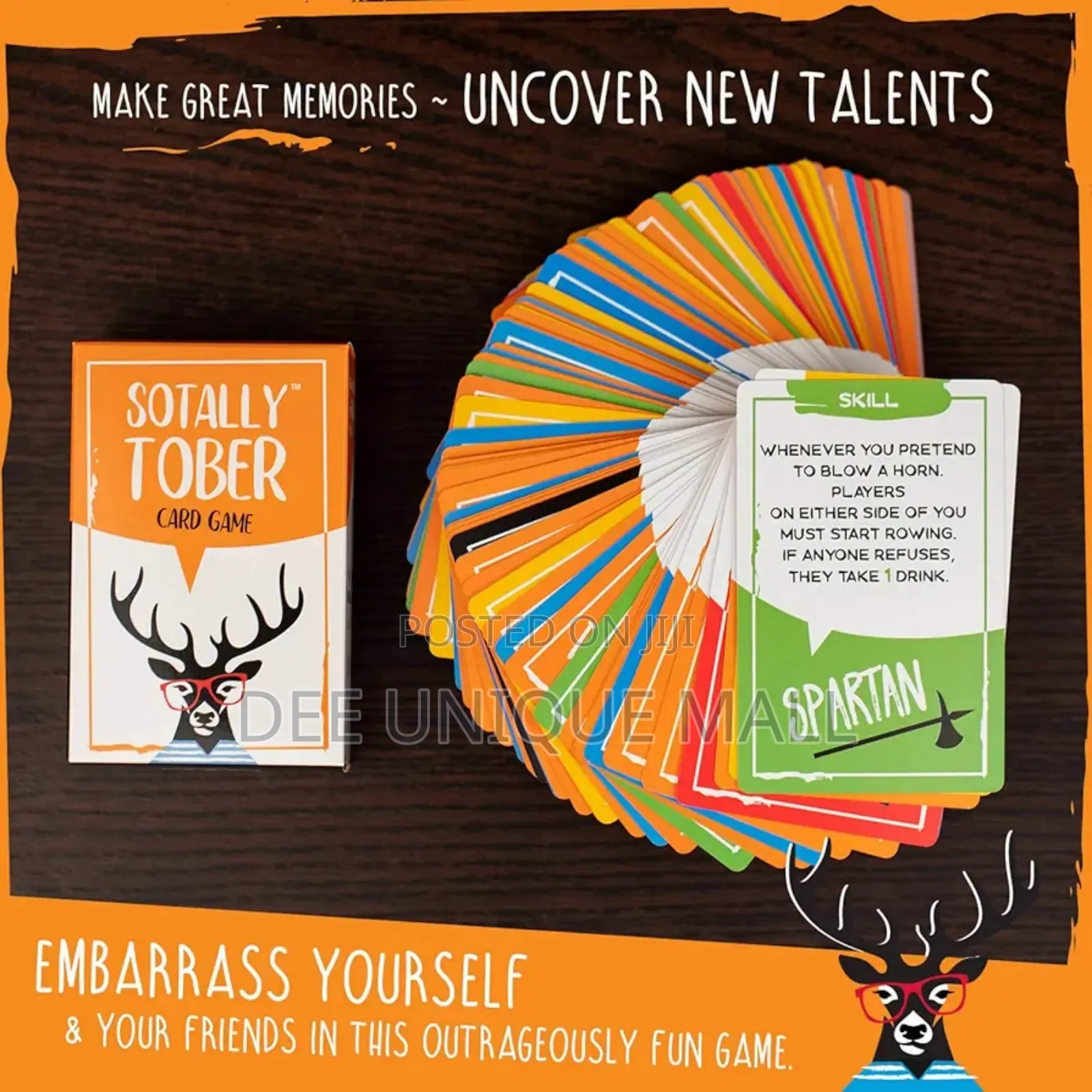 Sotally Tober Drinking Games- Fun Adult Party Card Game