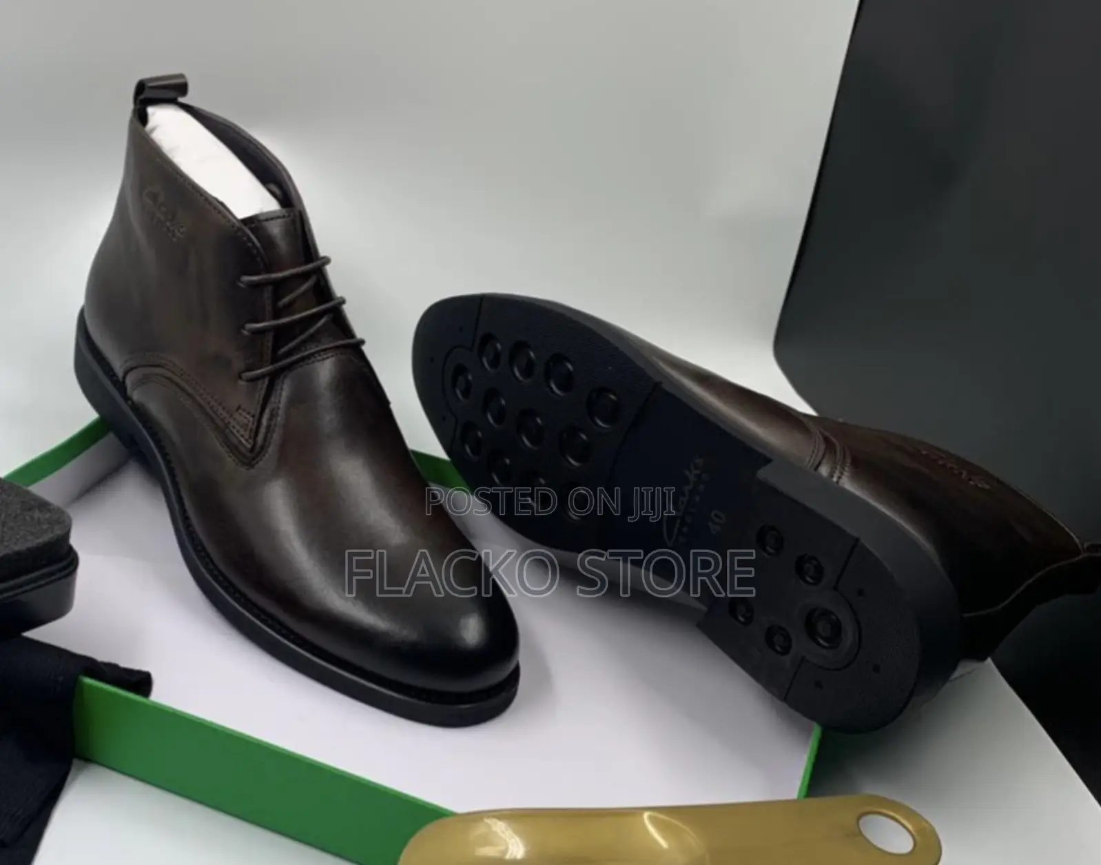 Original Clark’S Leather Ankle Boots