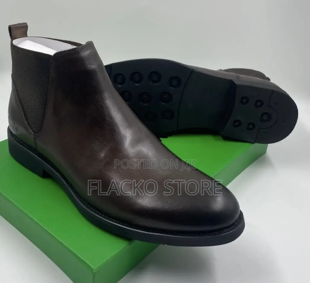 Original Clark’S Leather Ankle Boots