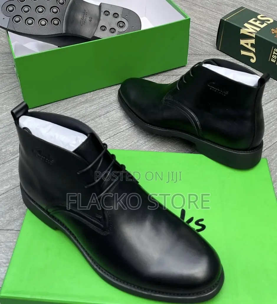 Original Clark’S Leather Ankle Boots