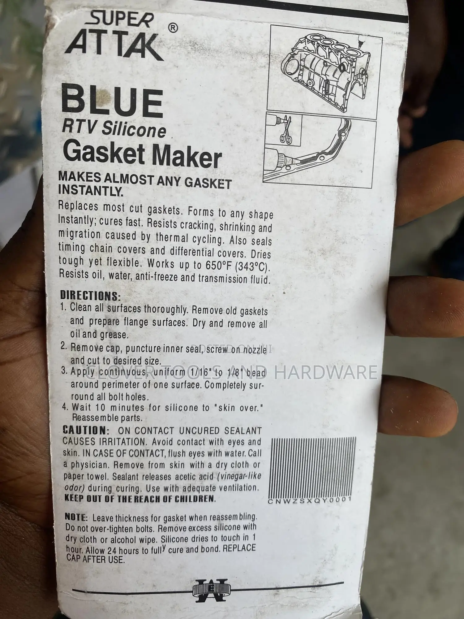 RTV Silicone Gasket Maker High-Temp Instant Sealant