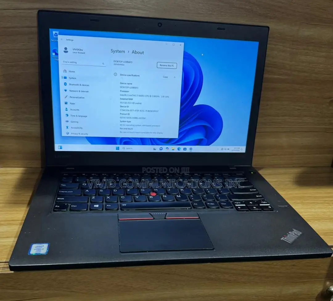 Laptop Lenovo ThinkPad T460 16GB Intel Core I7 SSD 256GB