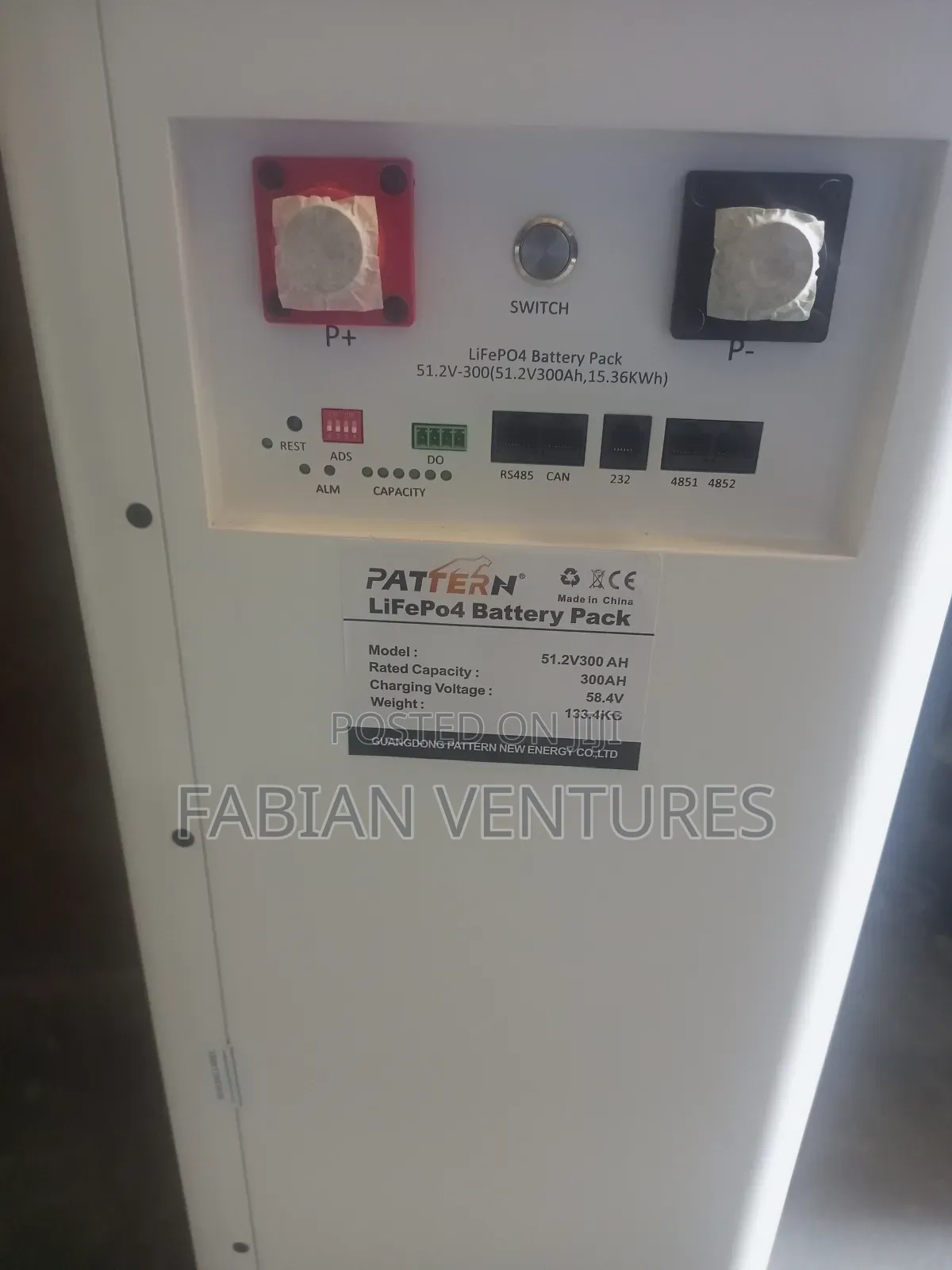 Pattern 15kwh Lithium Battery 51.2v HIGH QUALITY