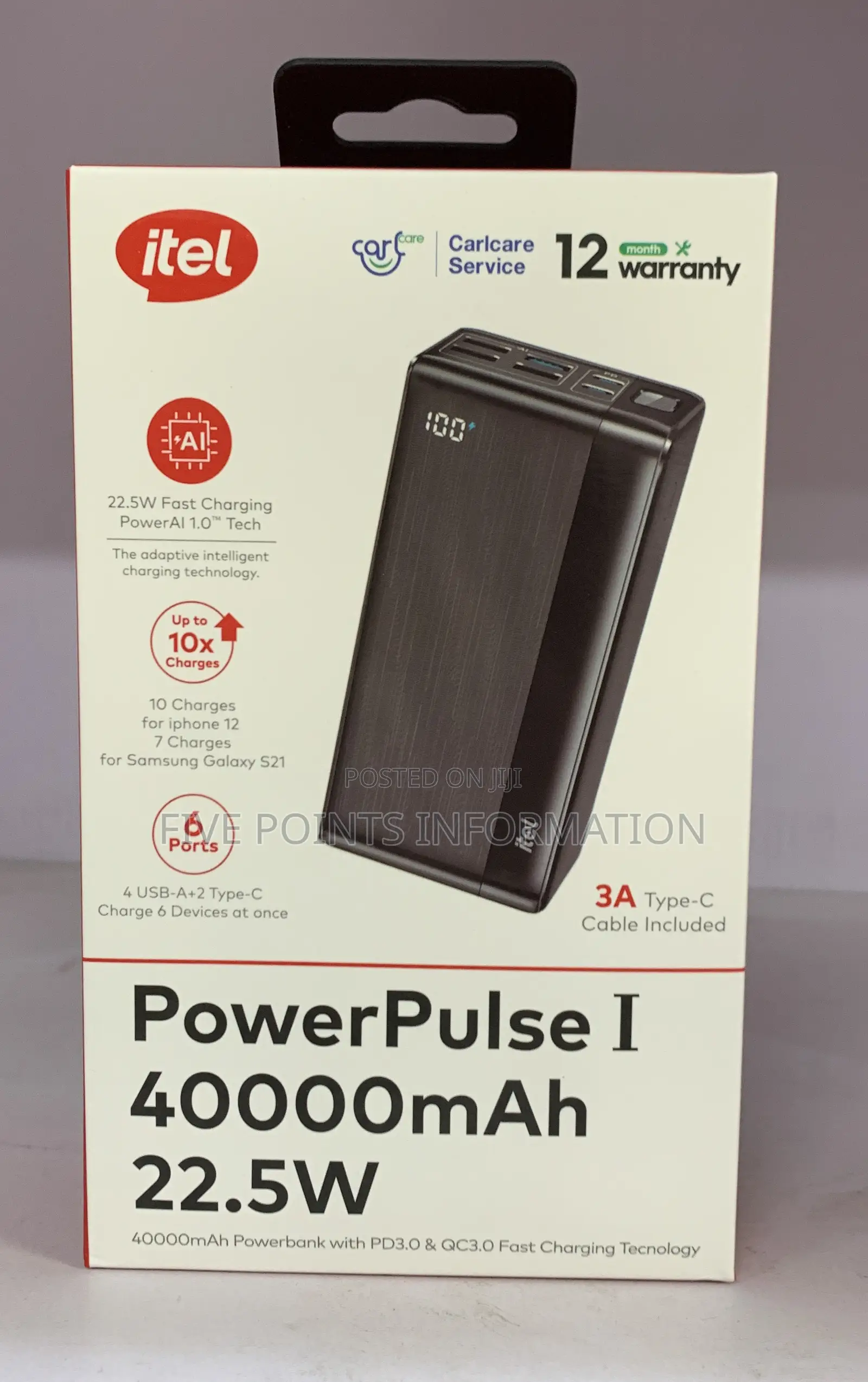 ITEL 40,000 Mah Powerbank