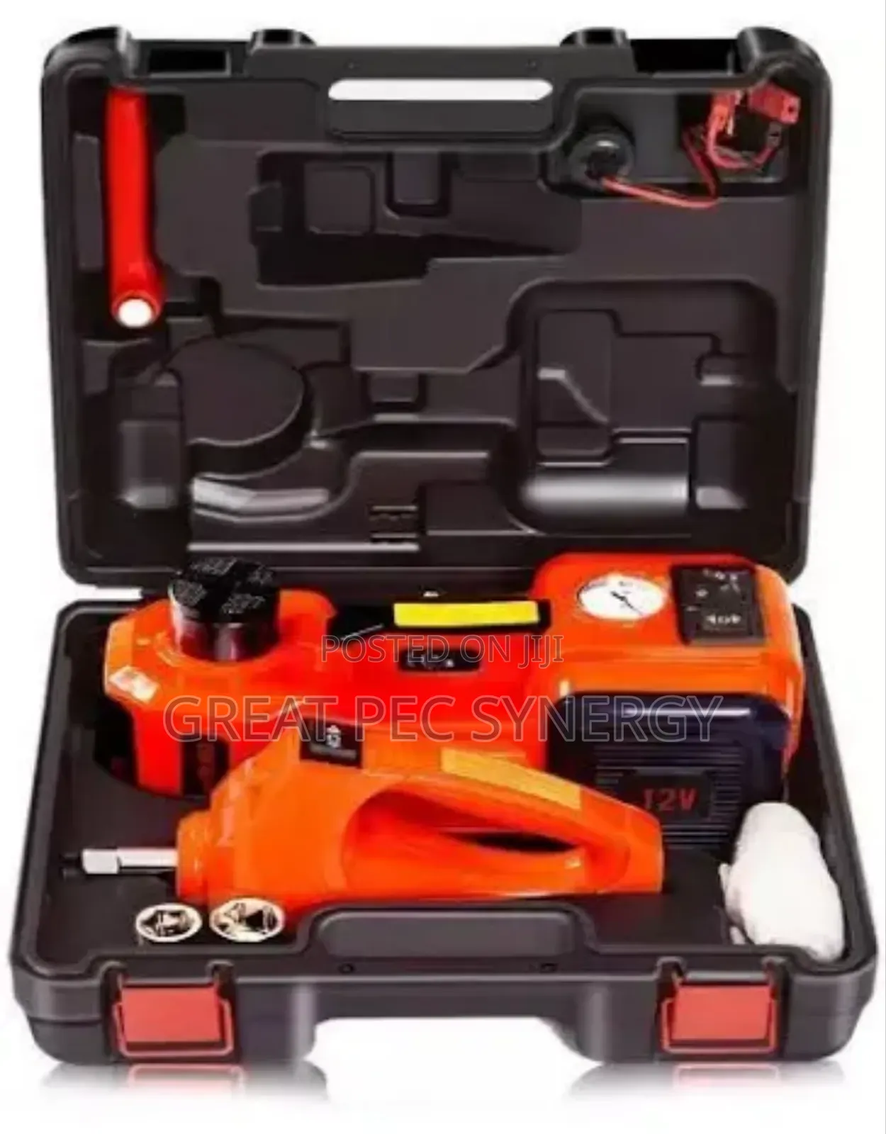 4 In 1 Electric Hydraulic Floor Jack And Tire Inflator.