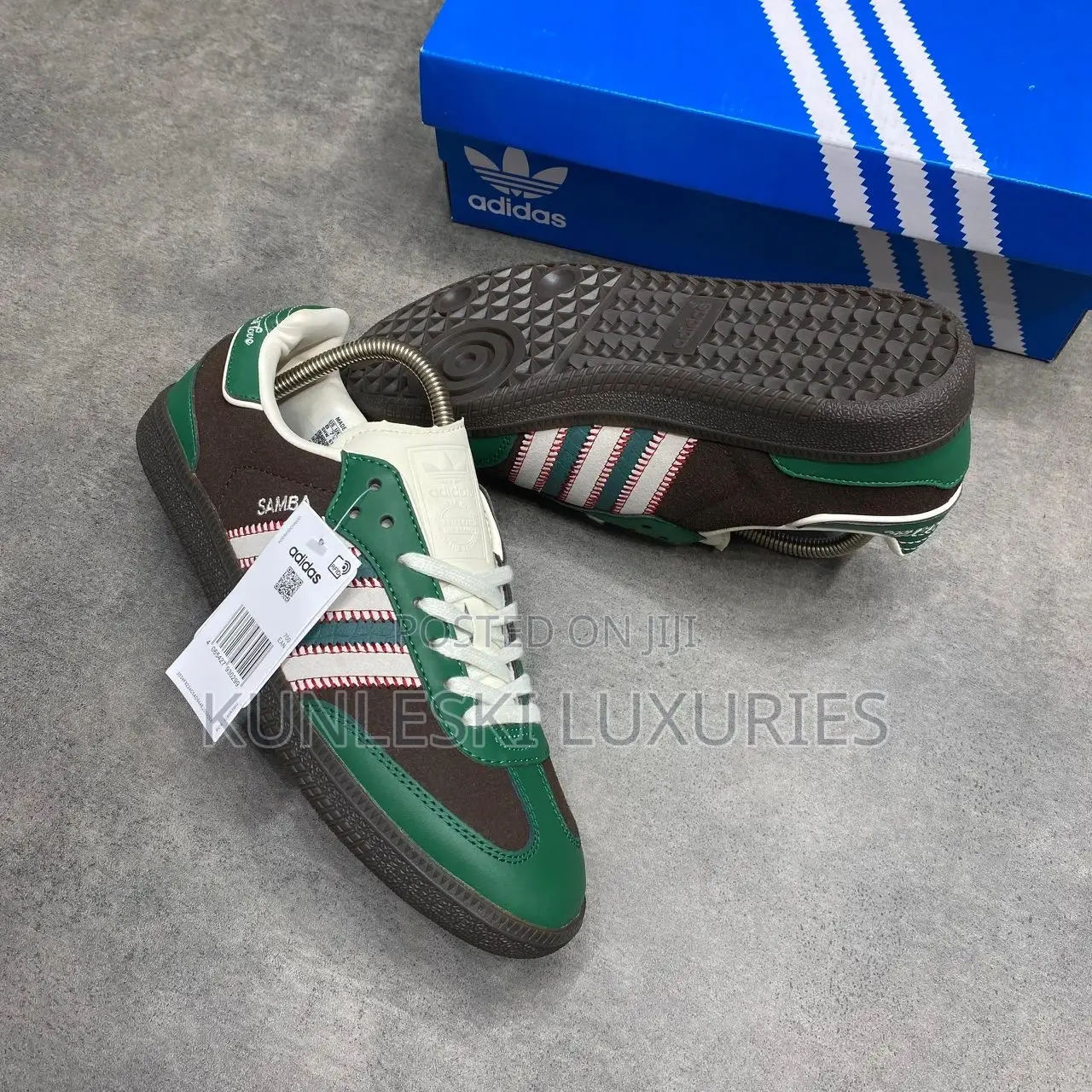 Original Adidas Samba OG X Notitle Green Sneakers