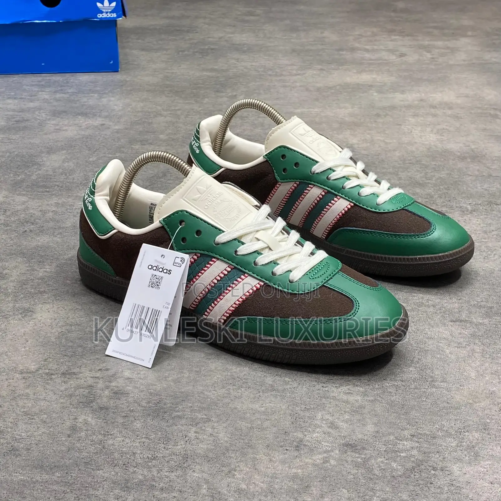 Original Adidas Samba OG X Notitle Green Sneakers