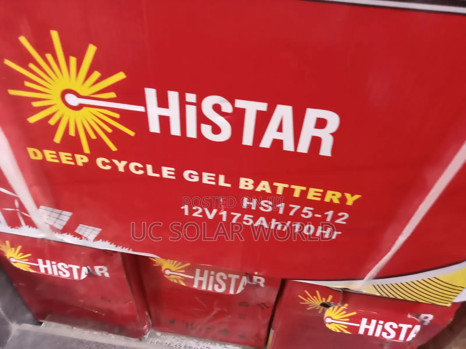 HI STAR 175ah 12v Deep Cycle Battery