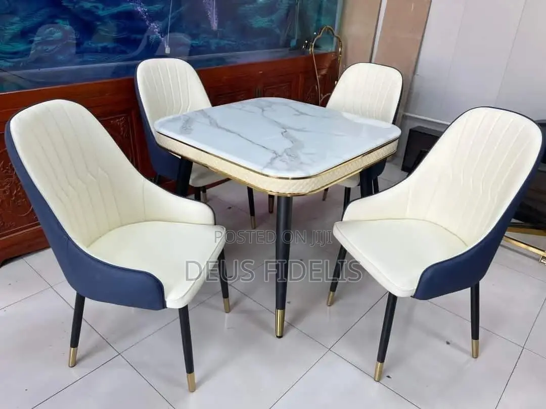 Marble Dining Table and Chairs for Dining Room