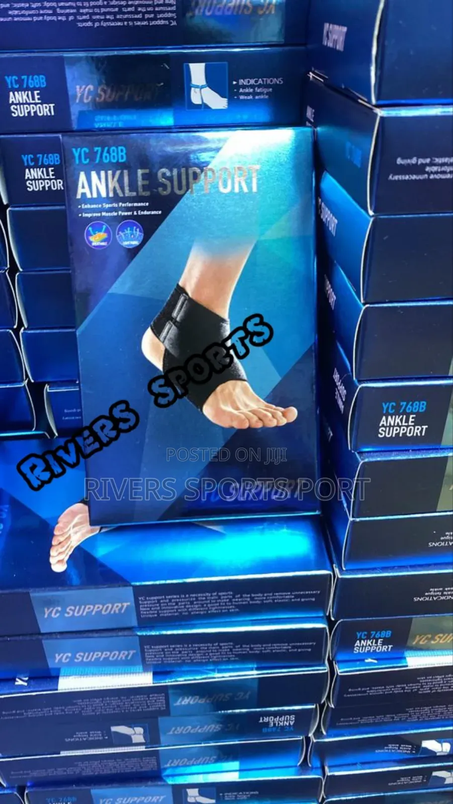 Compression ANKLE Support. Breathable ANKLE Brace Wrap