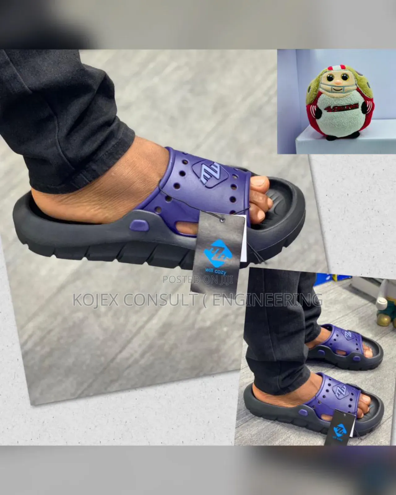 Comfy Will Cozy Slides Available as Seen