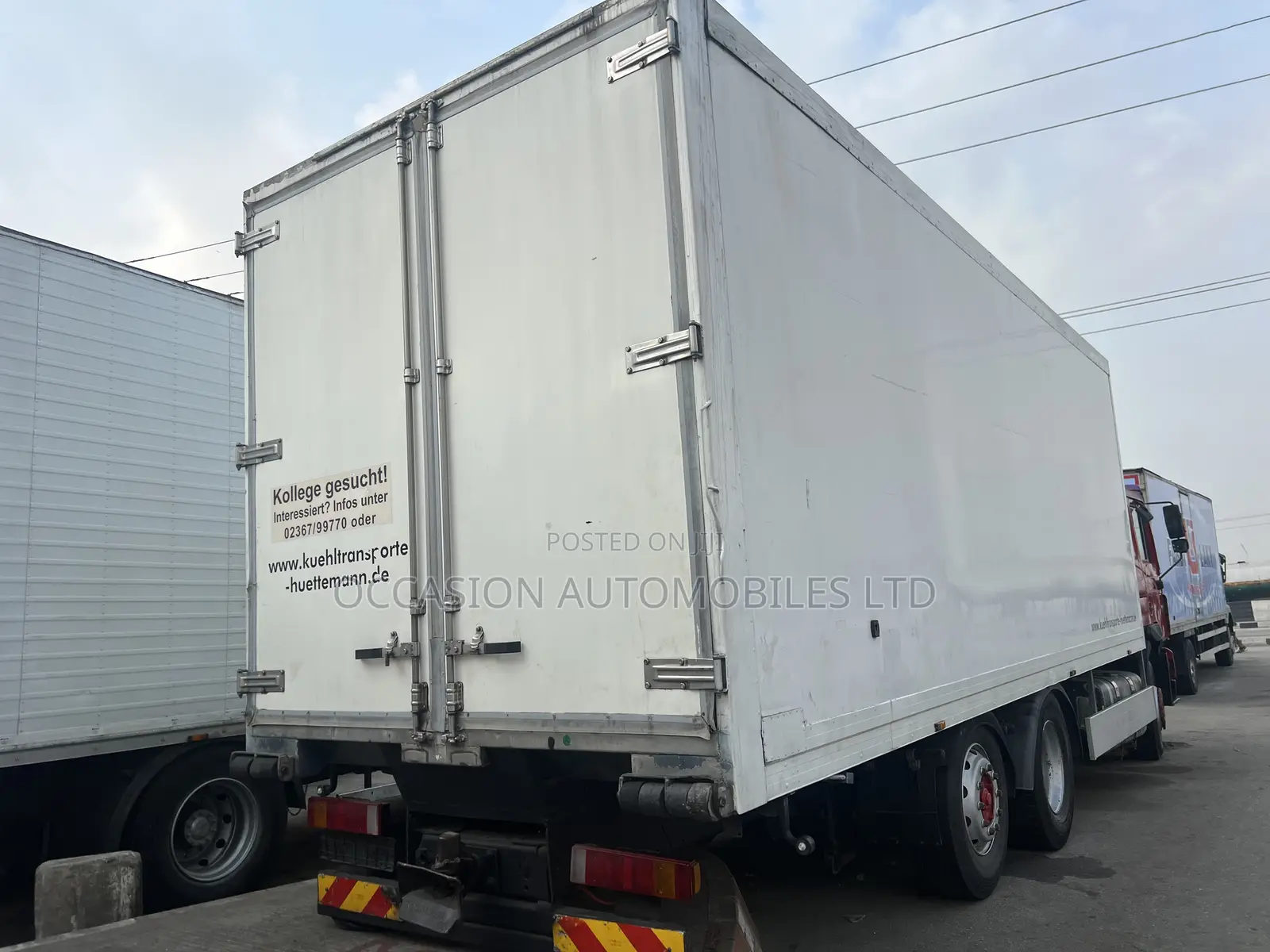 Man Diesel Refrigerator Truck 2010 Red