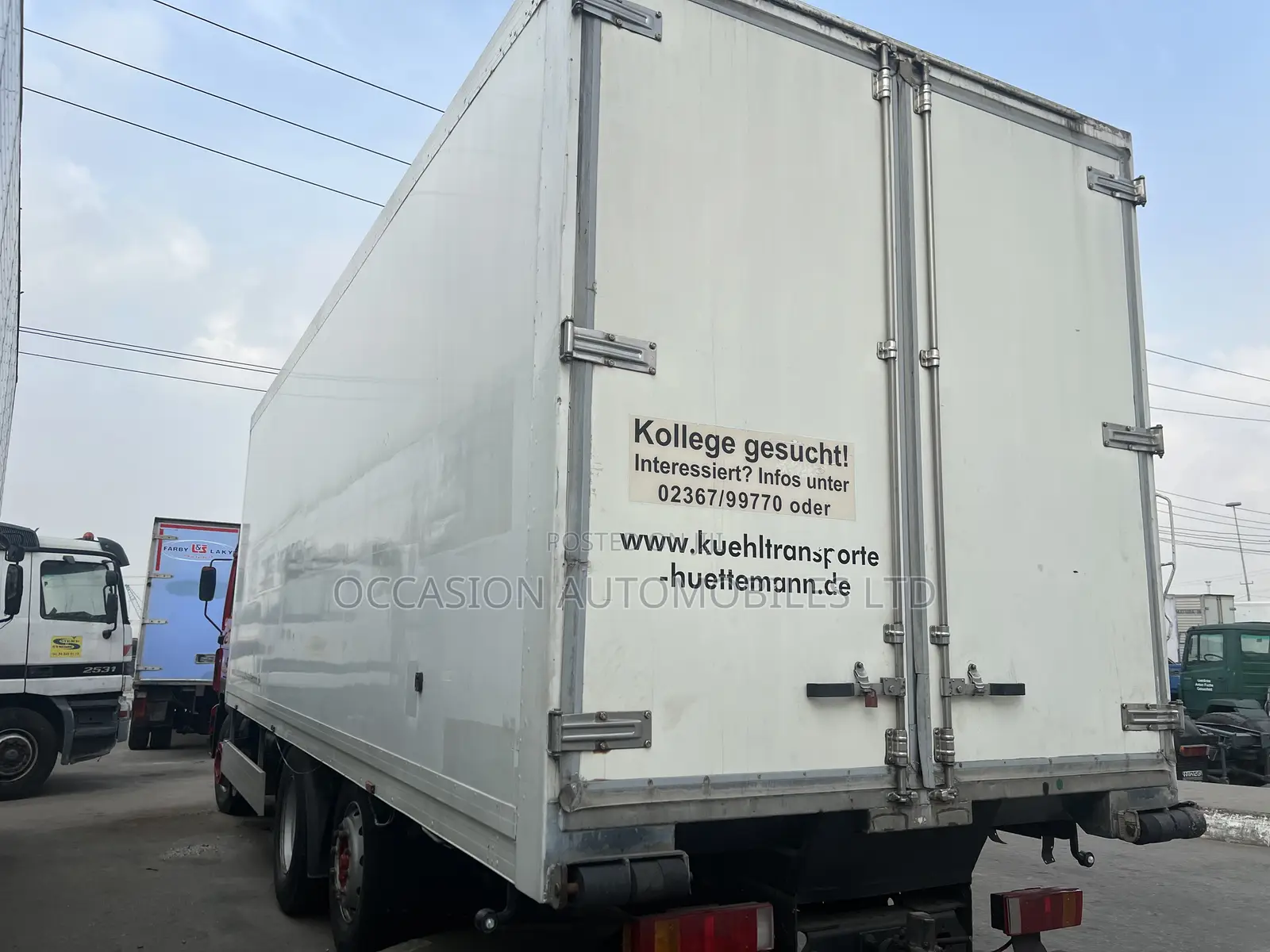 Man Diesel Refrigerator Truck 2010 Red