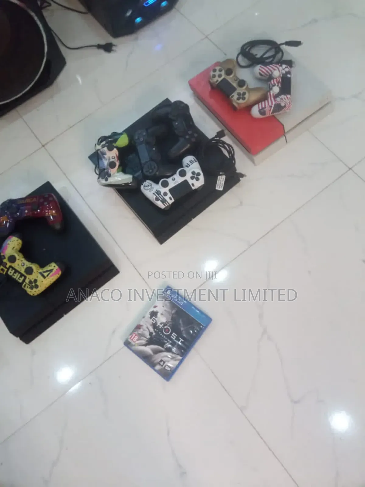 Ps4 With One Controller Games and More Games Installed 1pad