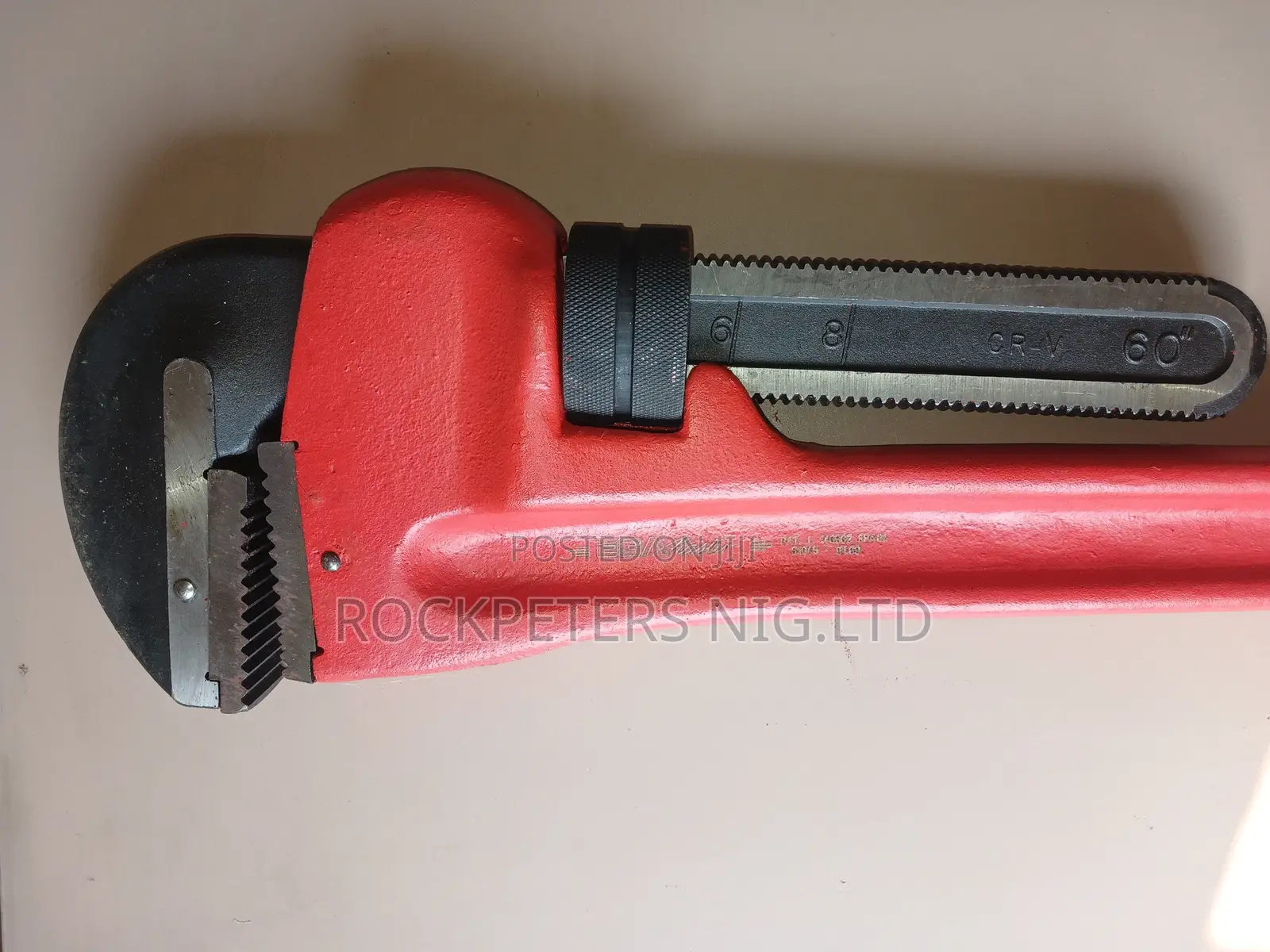 Ega Master 61045 - Heavy Duty Pipe Wrench 60"