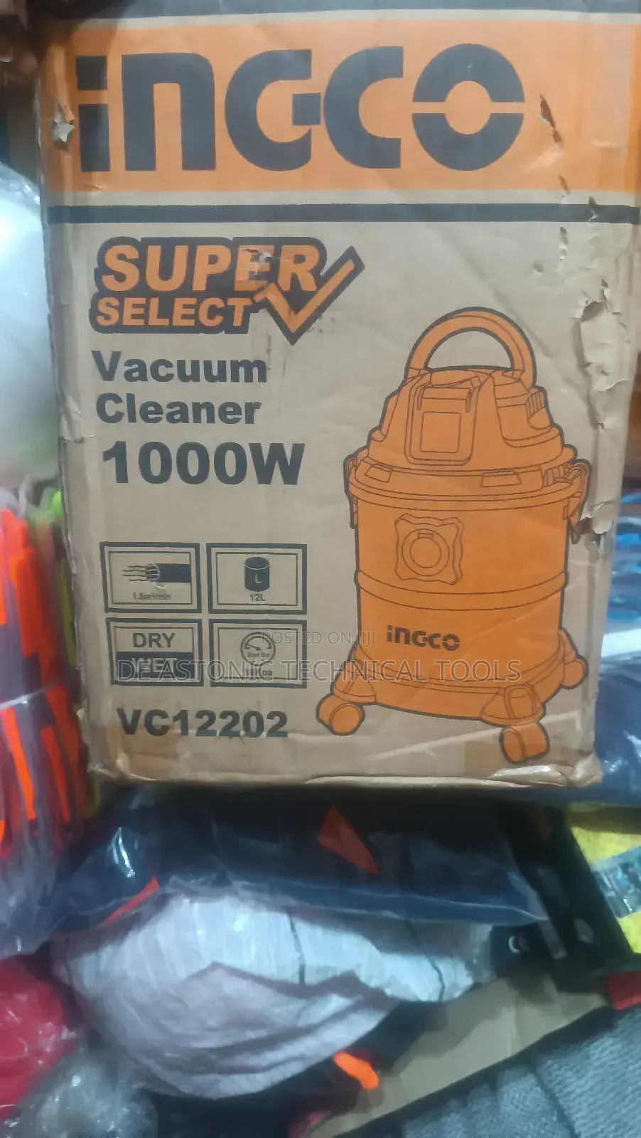 Ingco Wet and Dry Vacuum Cleaner-12l-1000w