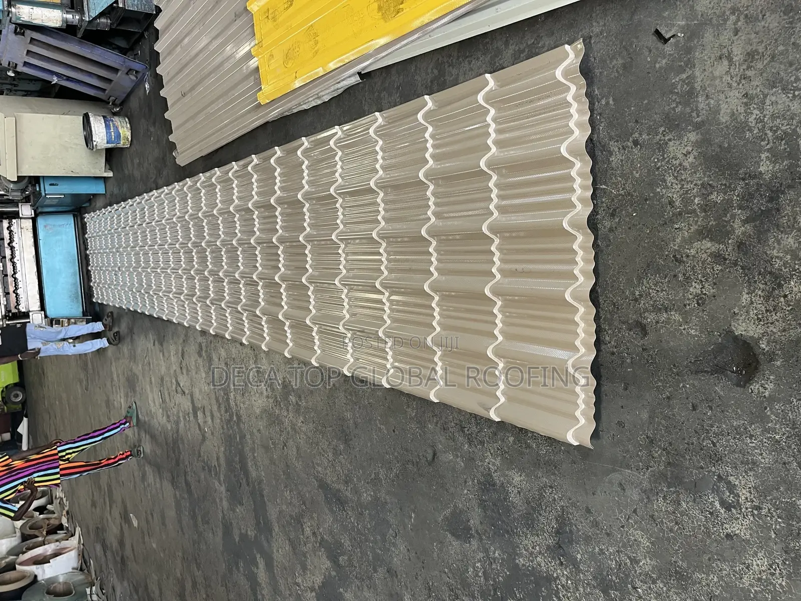 Pure Aluminum Roofing Sheets and an Ovan Baked Materials