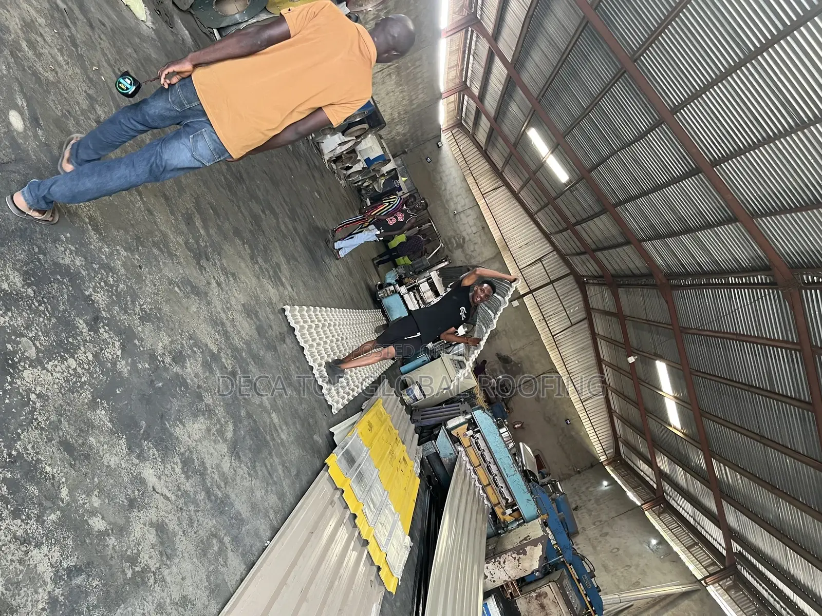 Pure Aluminum Roofing Sheets and an Ovan Baked Materials
