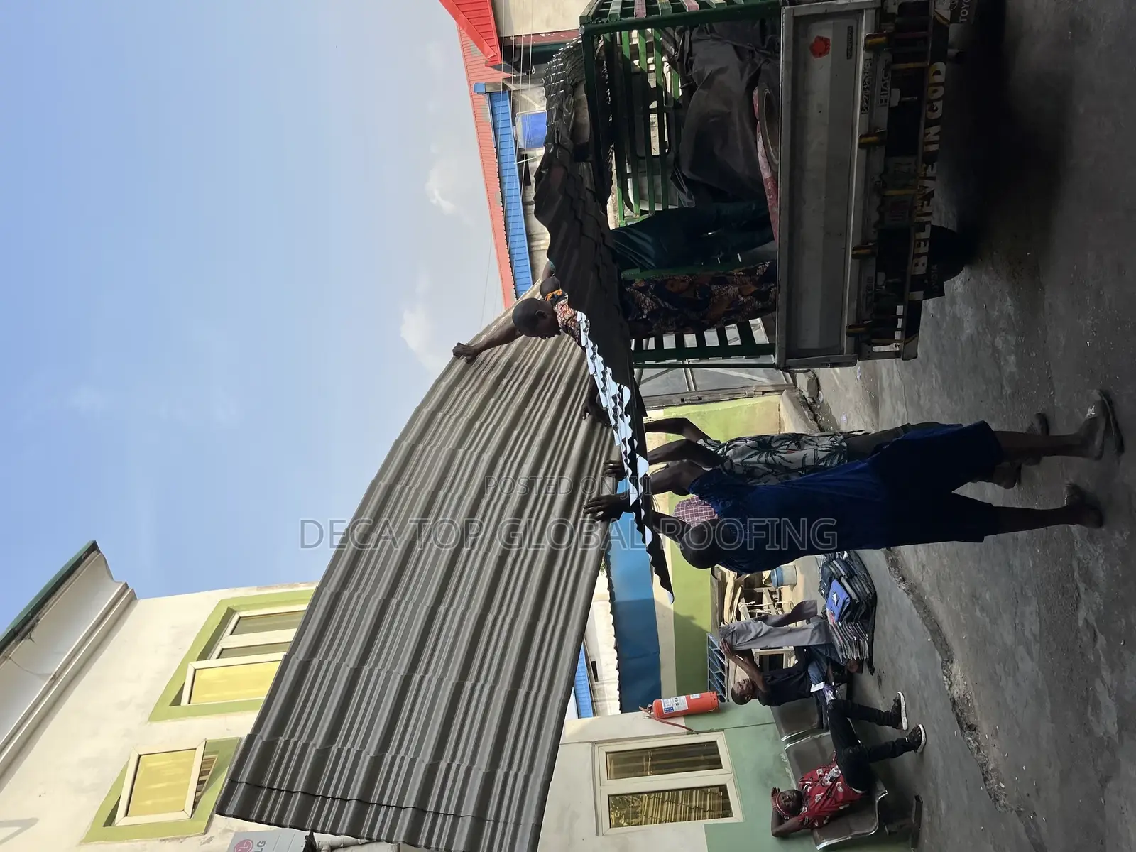 Pure Aluminum Roofing Sheets and an Ovan Baked Materials