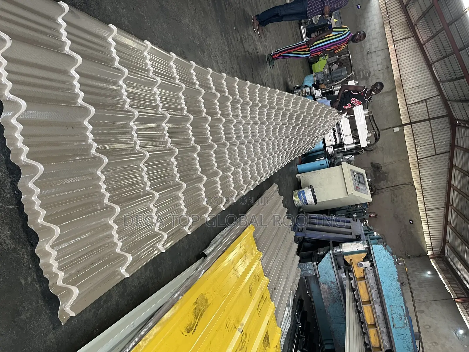 Pure Aluminum Roofing Sheets and an Ovan Baked Materials