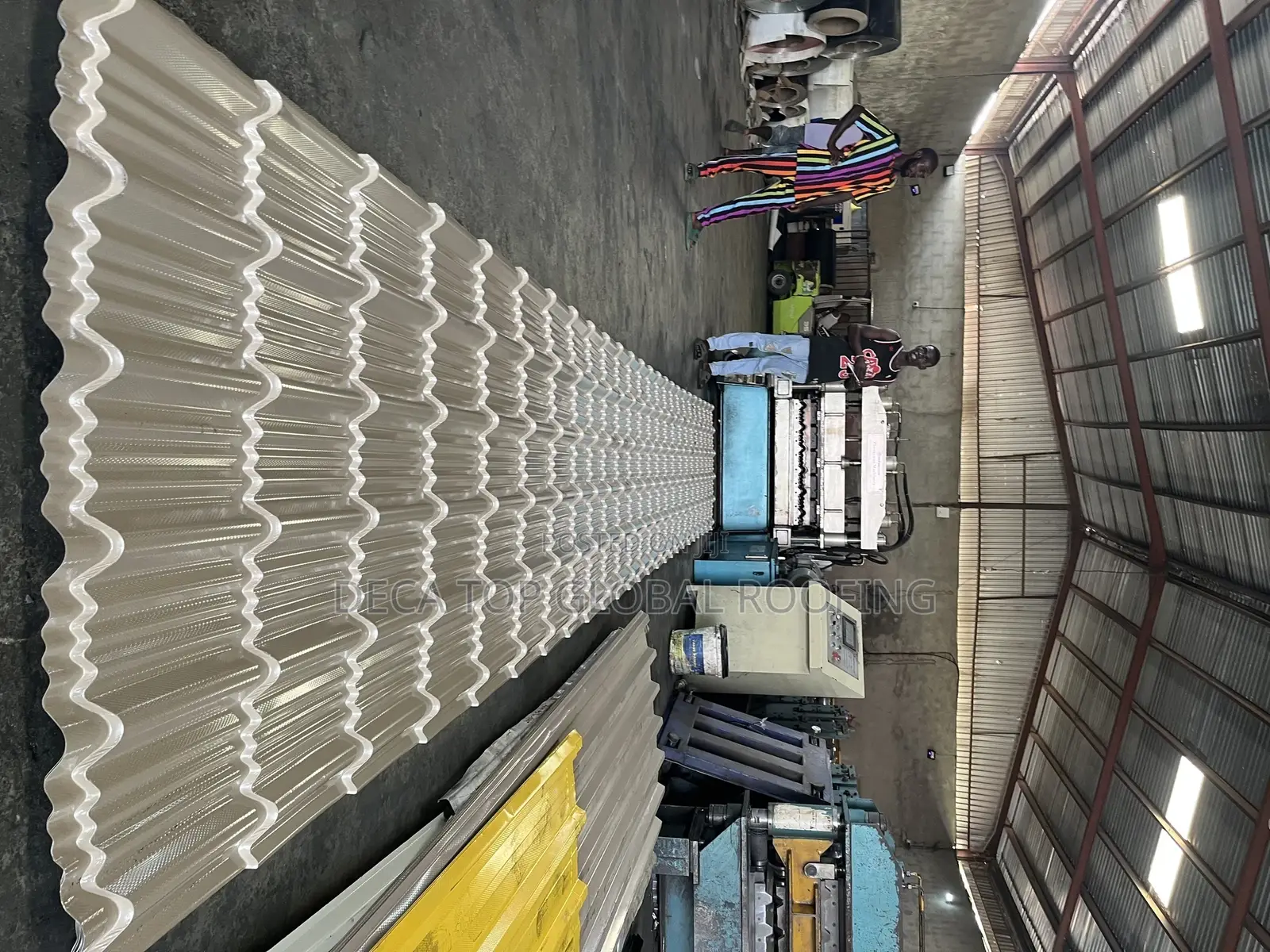 Pure Aluminum Roofing Sheets and an Ovan Baked Materials