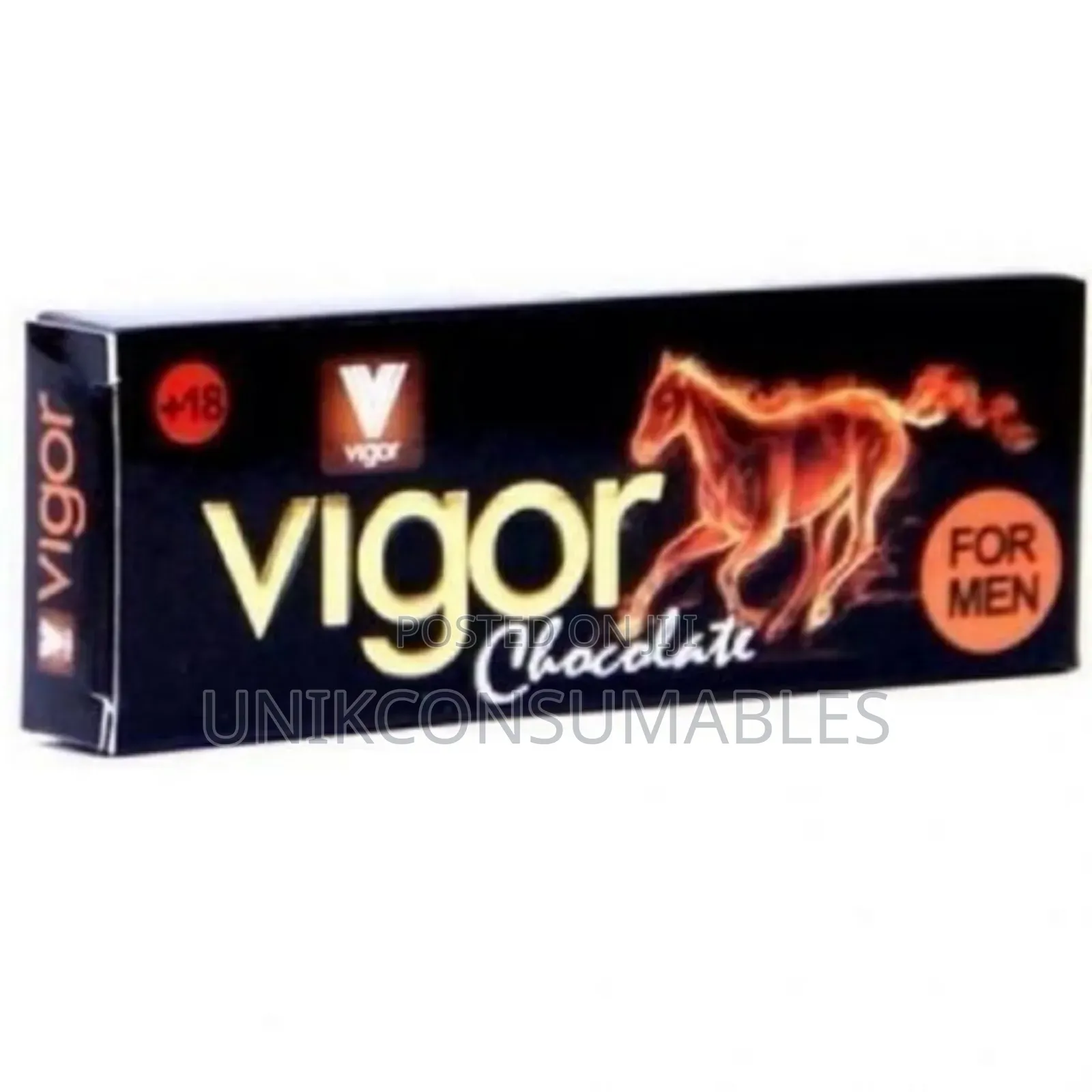 Vigor Chocolate For Men - Hard Sex Libido Boosting Bar