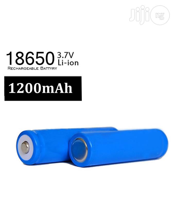 2pcs Rechargeable Li-ion Battery 18650 3.7V 1200mah