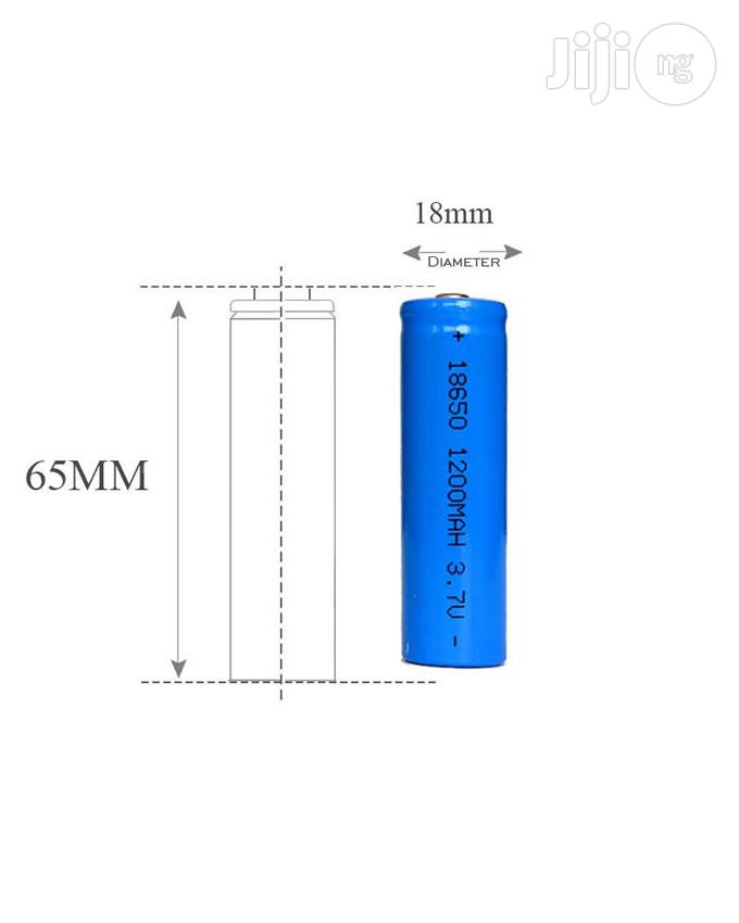 2pcs Rechargeable Li-ion Battery 18650 3.7V 1200mah