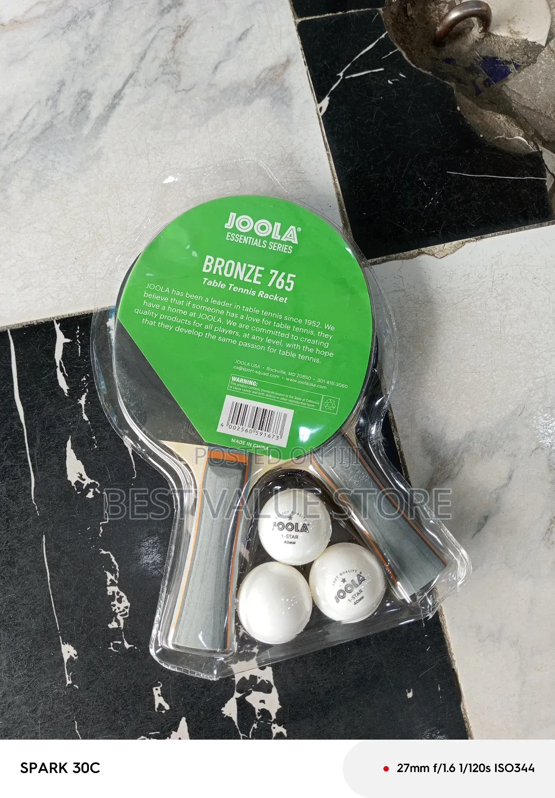 Double Joola Tennis Bat With Balls