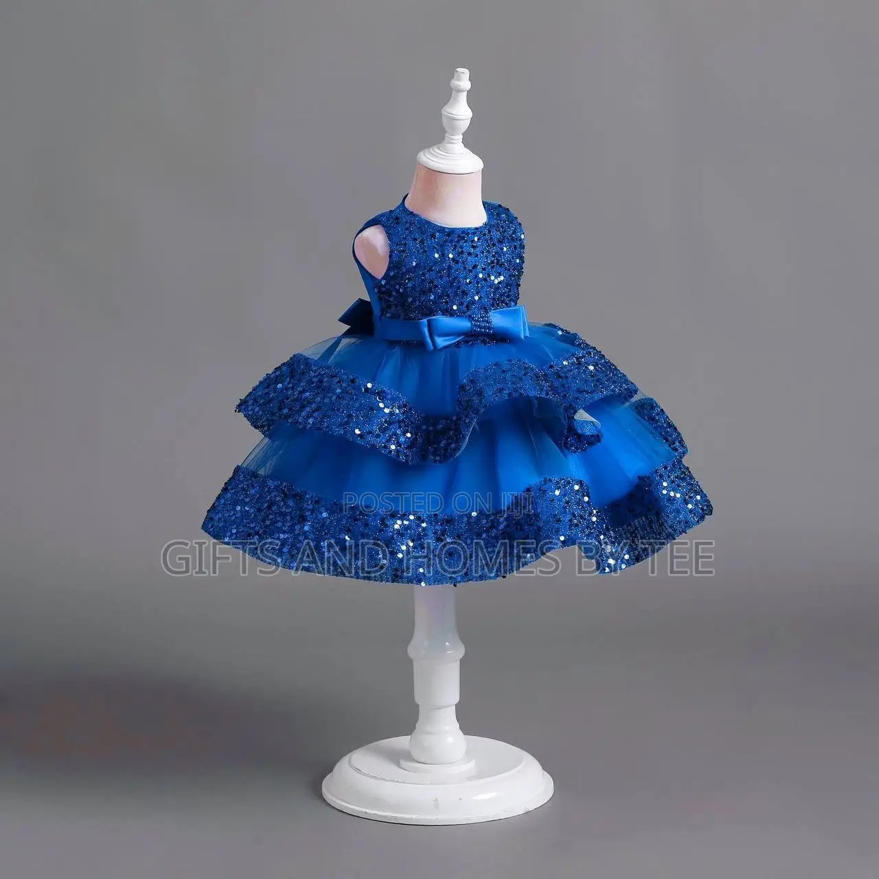 Classic Sequined Girls Dress
