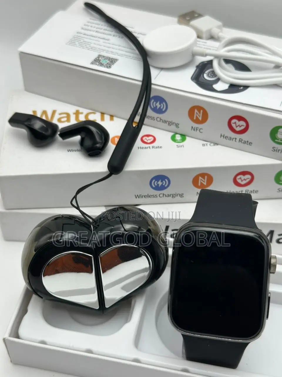 Love Set Max Smart Watch Series 9 With K-520 Airpod