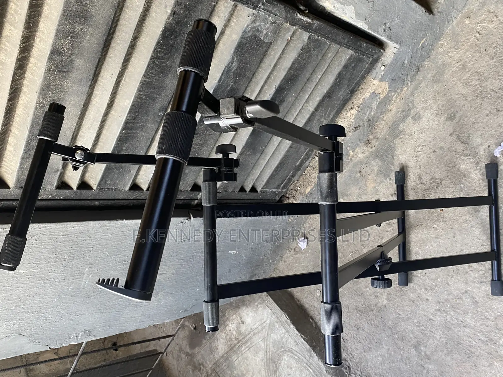 Heavy Duty Double-X Brace Adjustable Keyboard Stand
