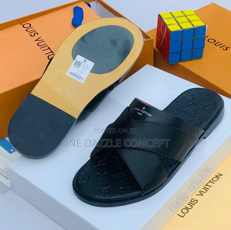 Men Leather Slippers